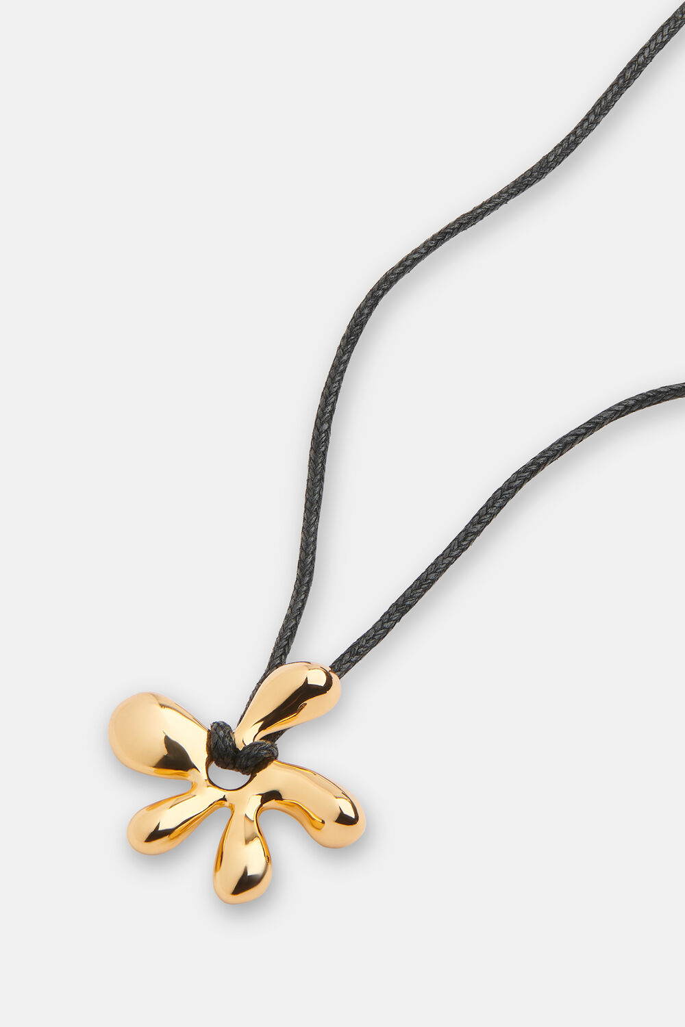 Abstract Cord Necklace