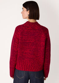 Chunky Wool Fleck Knit