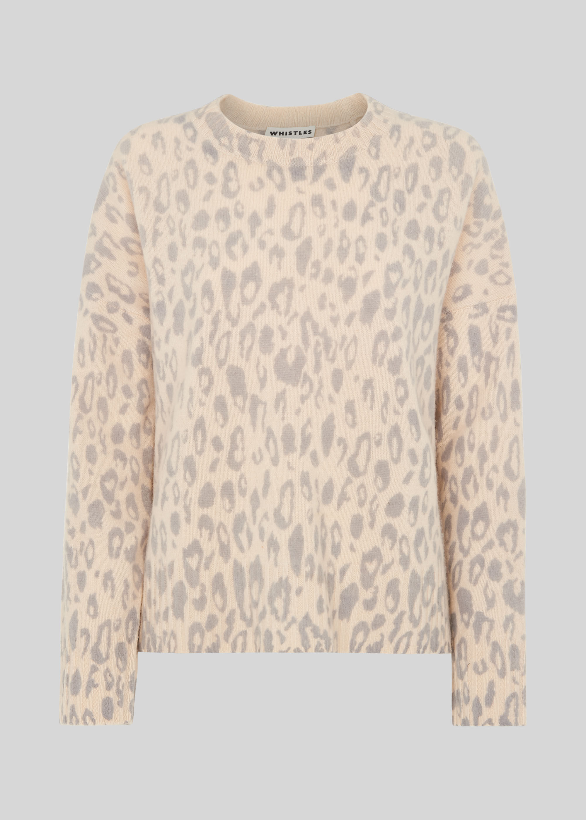 Animal Print Merino Knit | WHISTLES 