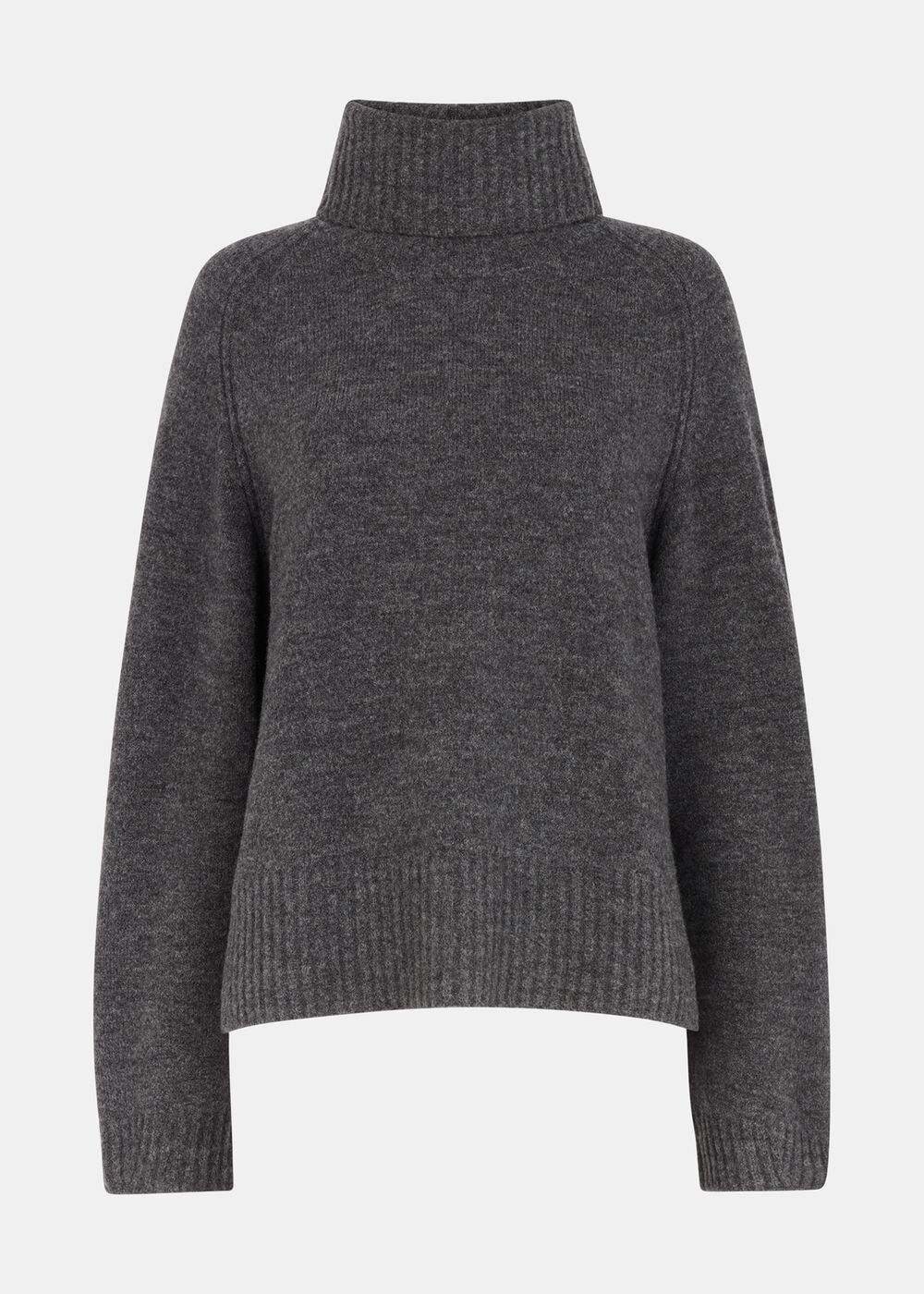 Roll Neck Wool Mix Jumper