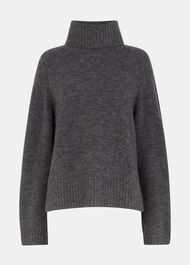Roll Neck Wool Mix Jumper