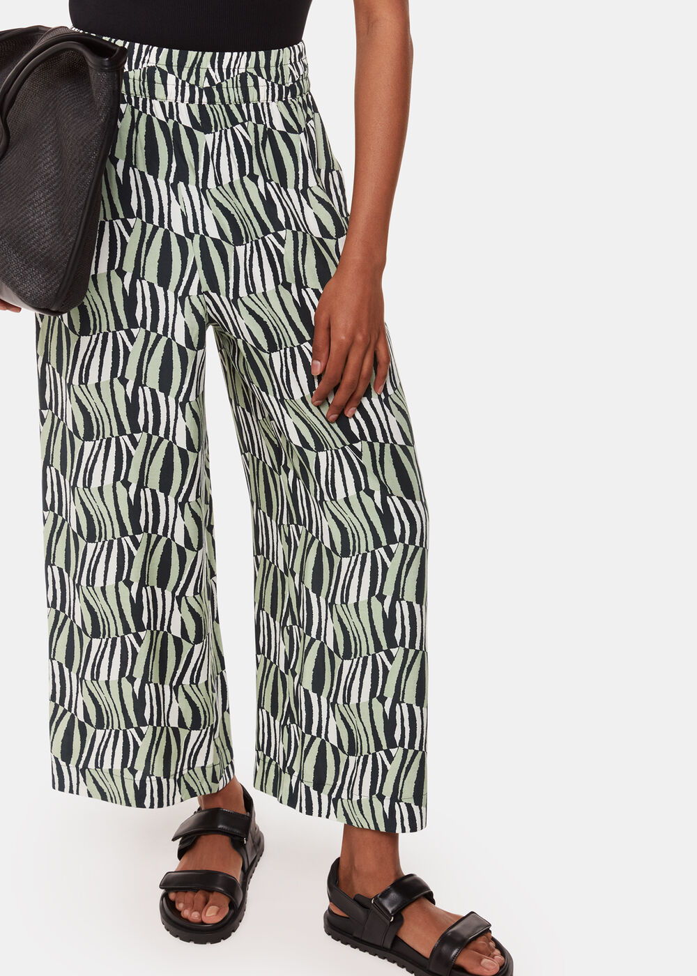 Petite Checkerboard Tiger Trouser