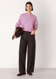 Wool Mix Seam Detail Knit