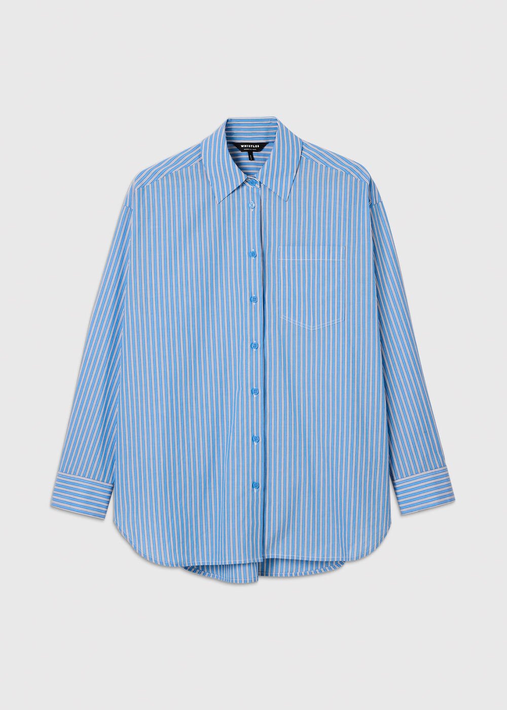 Oversized Fit Stripe Shirt