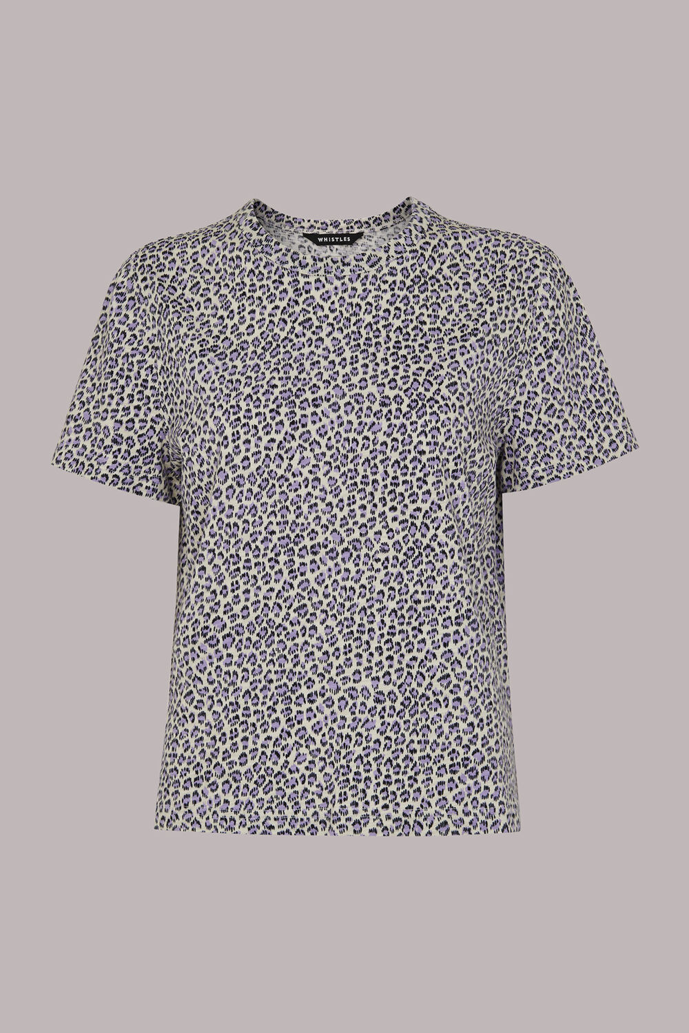 Dashed Leopard Print T-Shirt