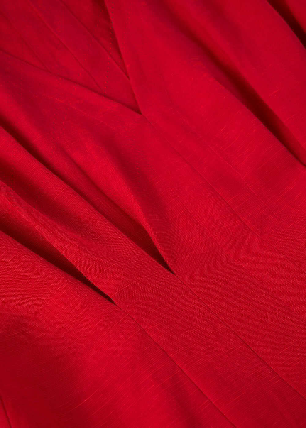 Panel Linen Blend Dress