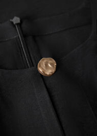Button Detail Tie Jumpsuit