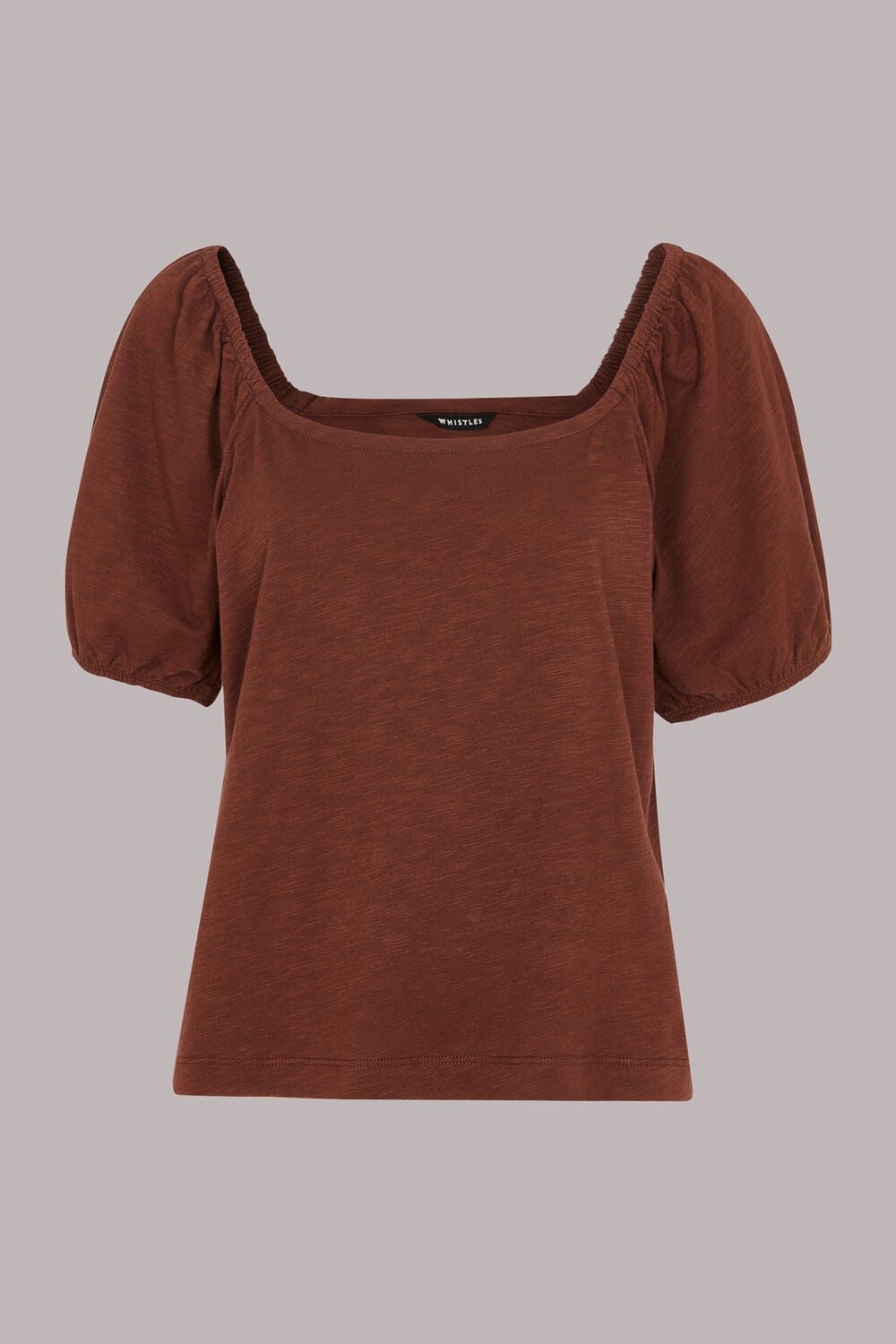 Square Neck Puff Sleeve Top