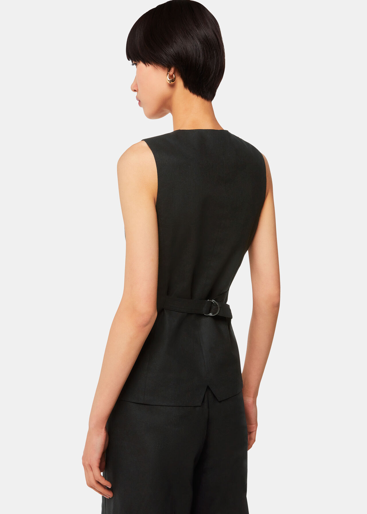 Lindsey Linen Blend Waistcoat