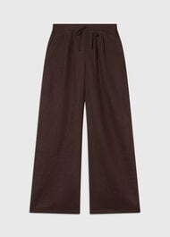 Wide Leg Linen Trouser