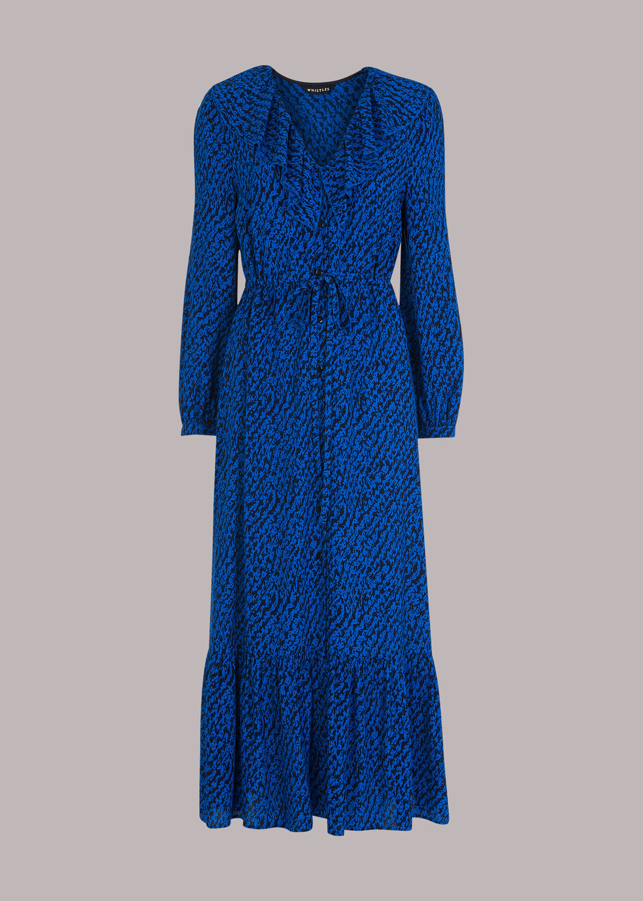 Diagonal Texture Print Dress