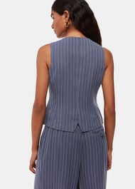 Petite Lottie Pinstripe Waistcoat