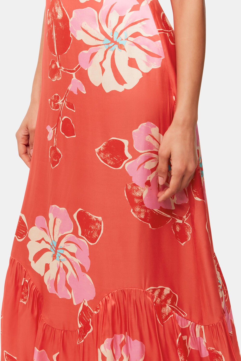 Hibiscus Print Raffa Dress