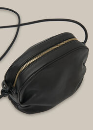Riya Gathered Bag Black