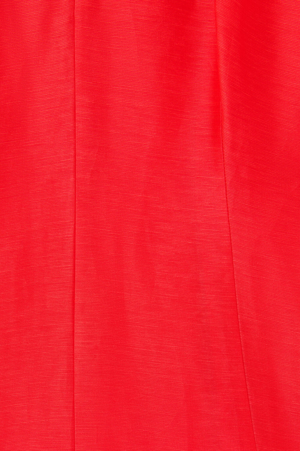 Red Silk Blend Taffeta Maxi Dress