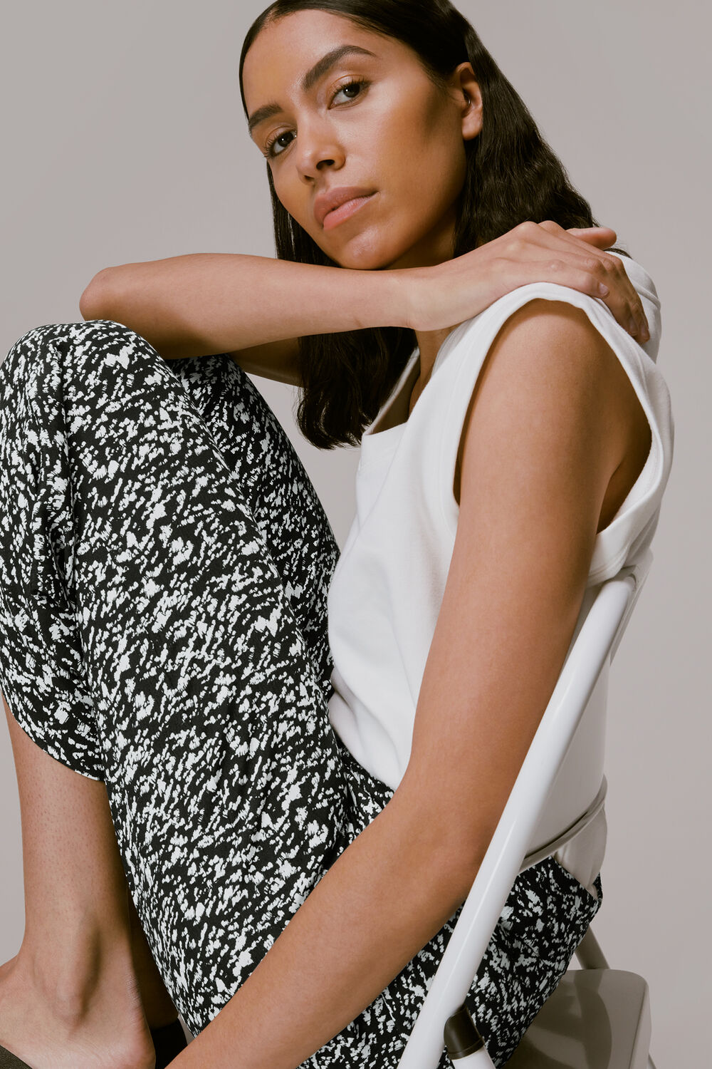 Abstract Smudge Trouser