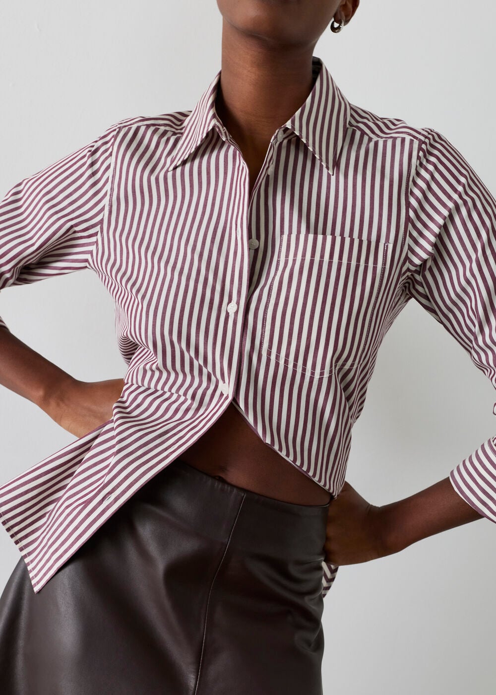 Relaxed Fit Stripe Shirt