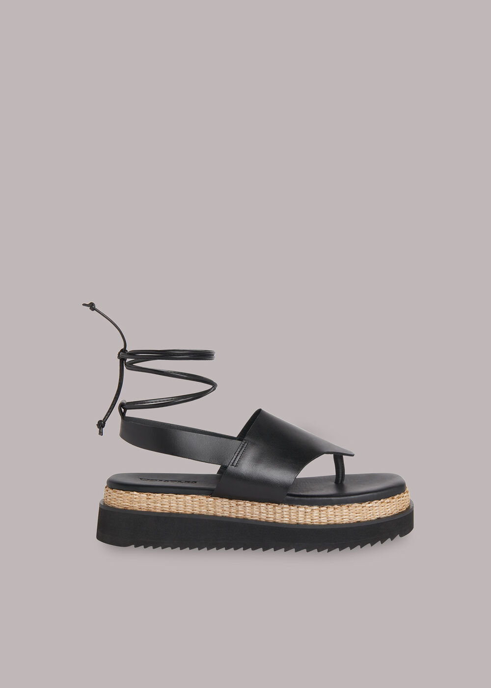 Lia Raffia Platform Sandal