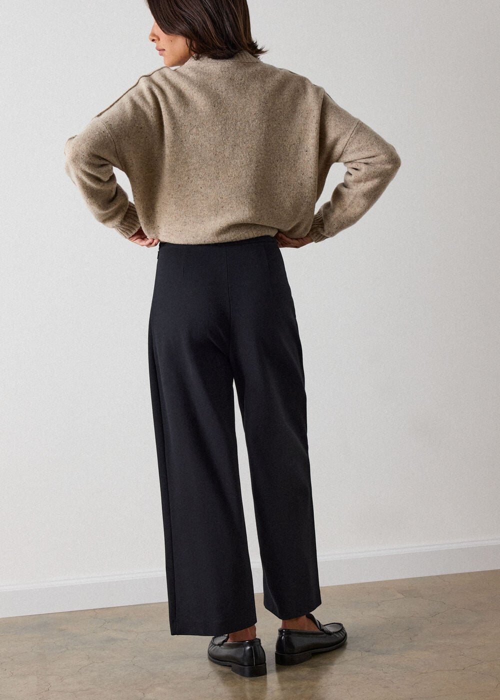 Black Camilla Wide Leg Pants