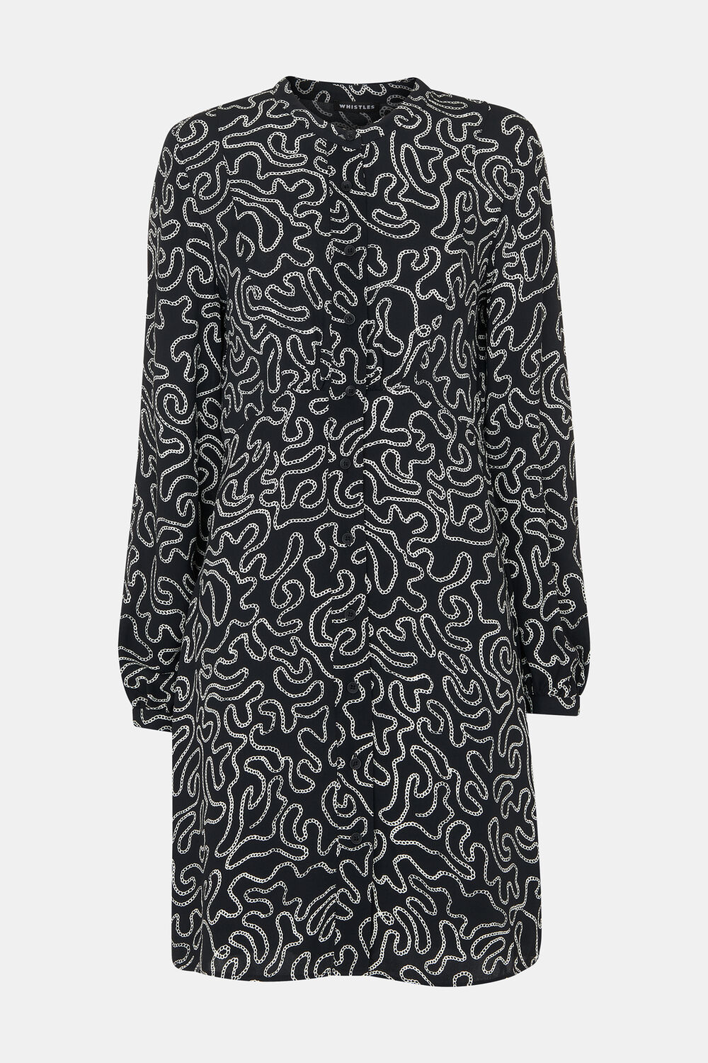 Chain Print Flippy Dress