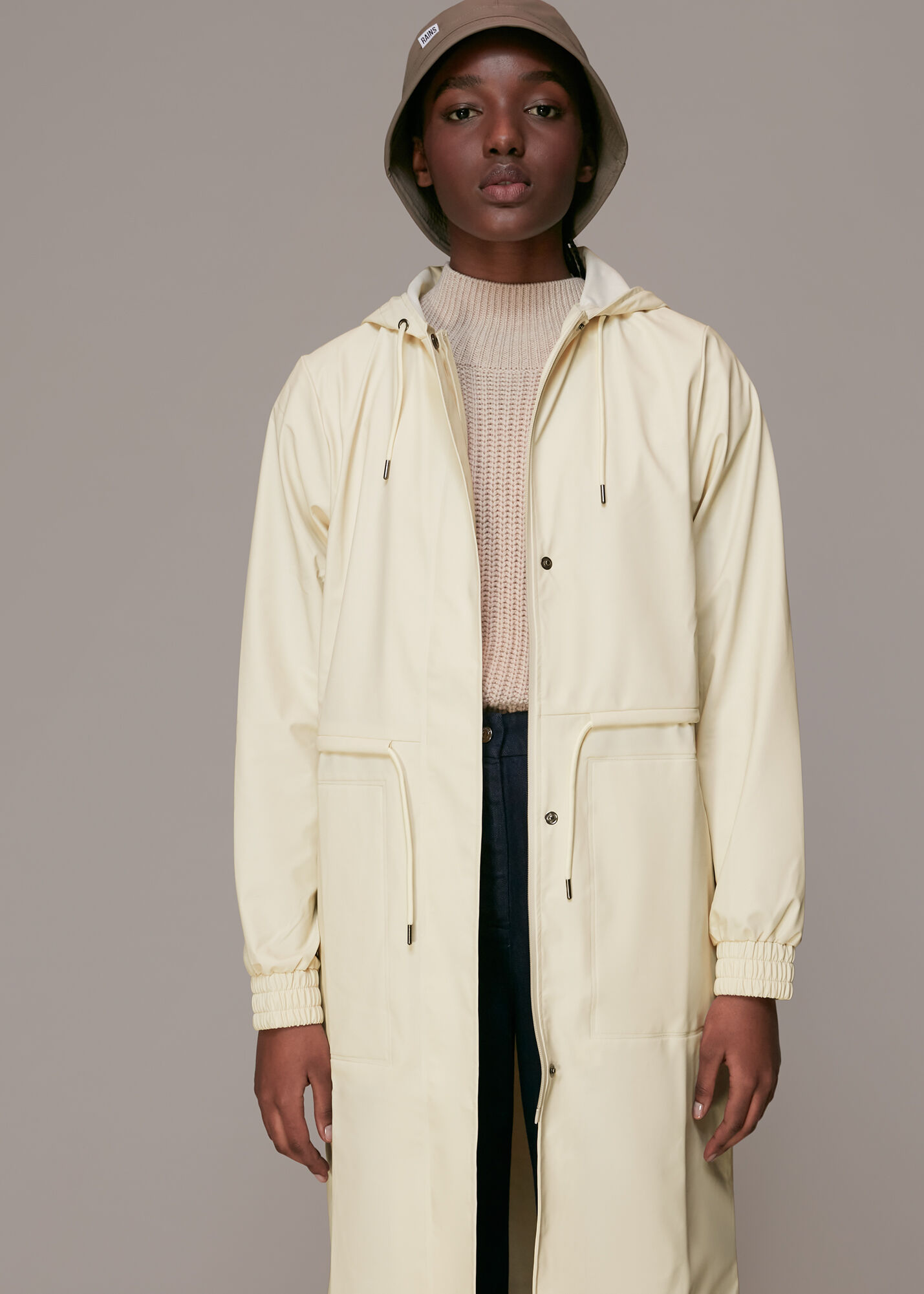 Rains parka sales coat