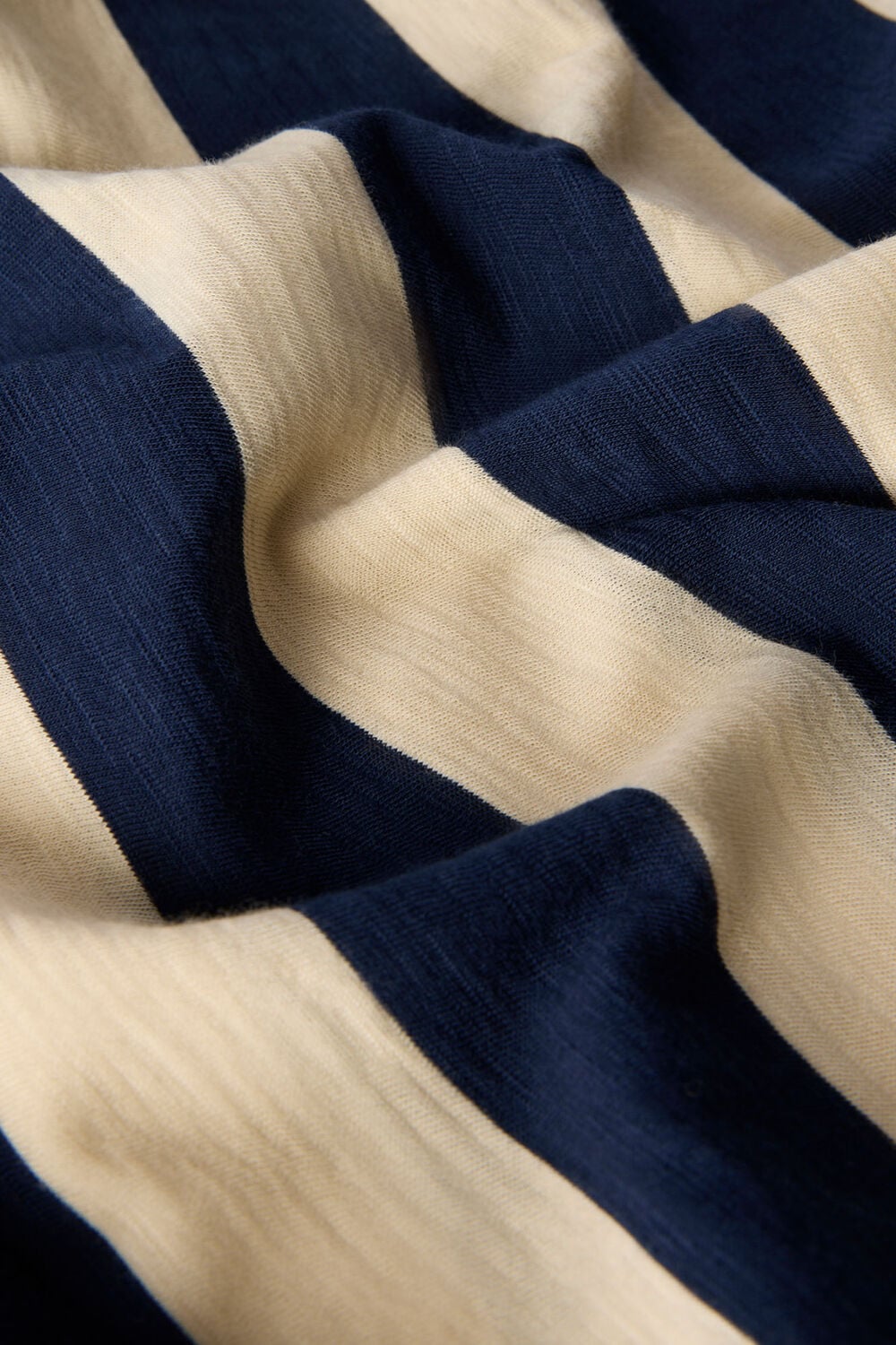 Navy Wide Stripe Tee