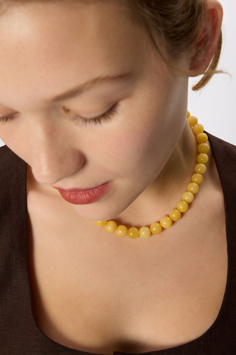Large Sphere Bead Necklace