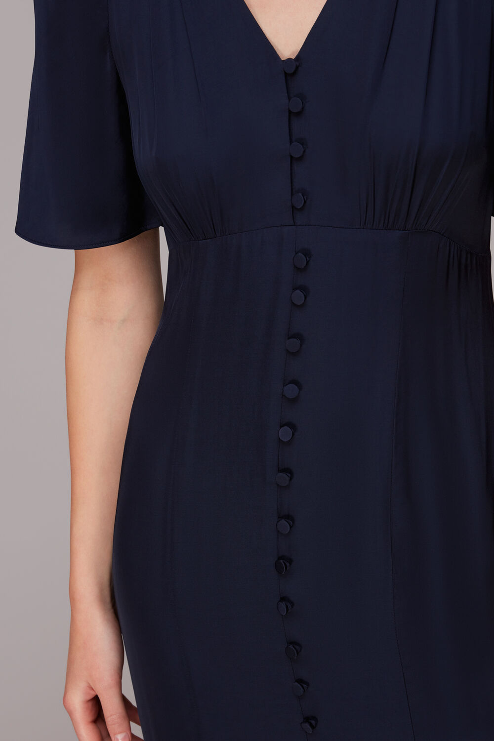 Simone Satin Maxi Dress