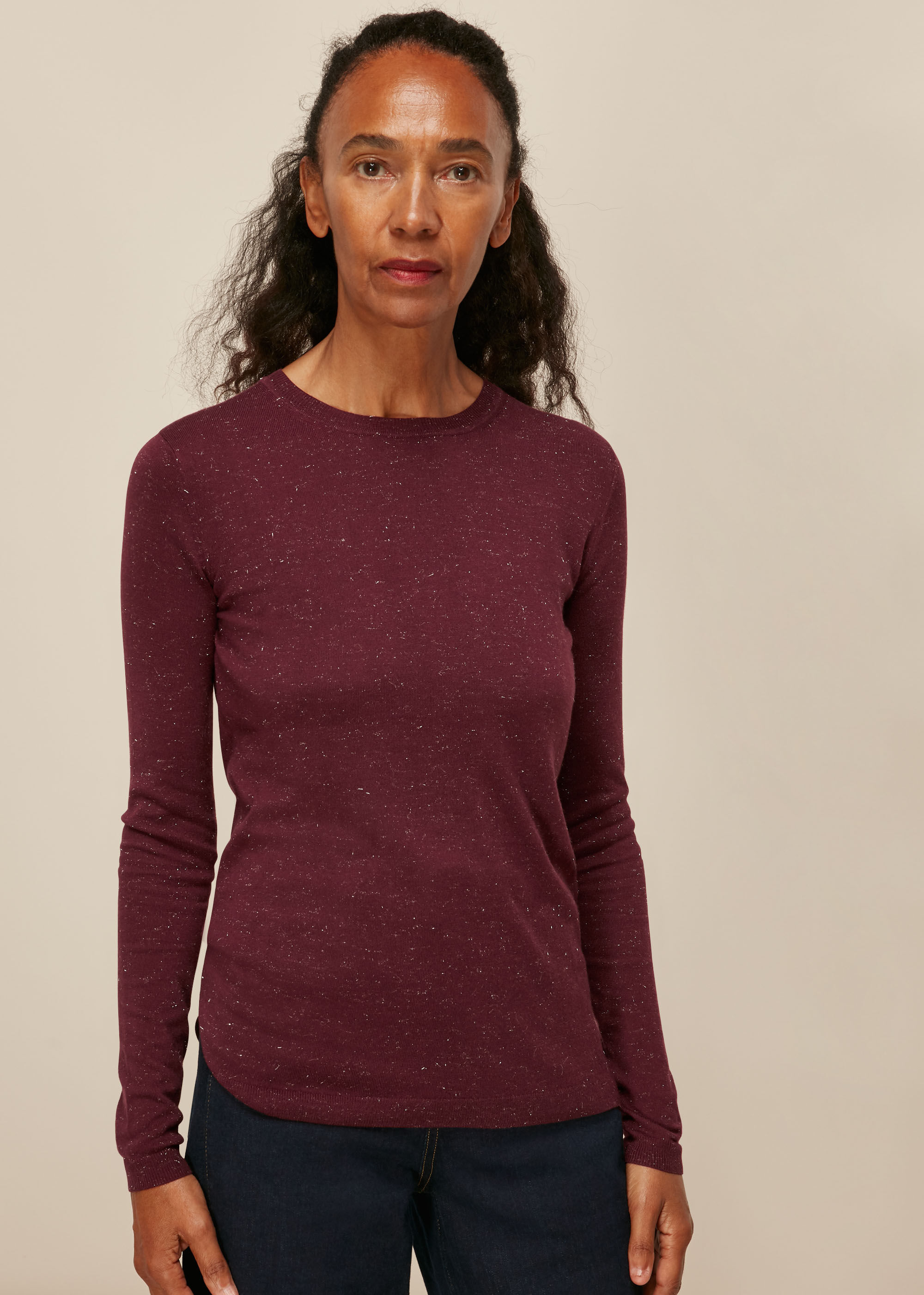 Fine knit sale sparkle jumper