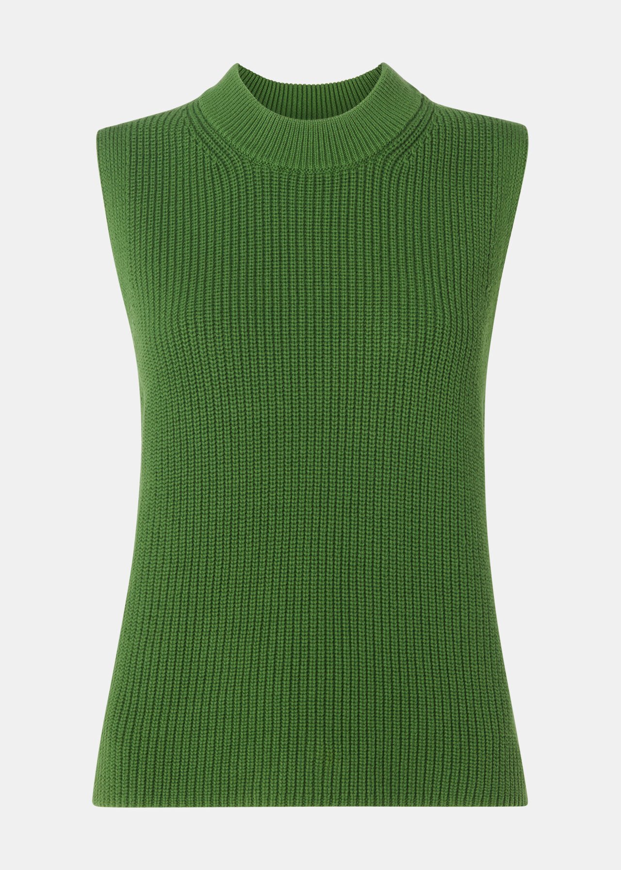 Cotton Back Detail Ribbed Tank