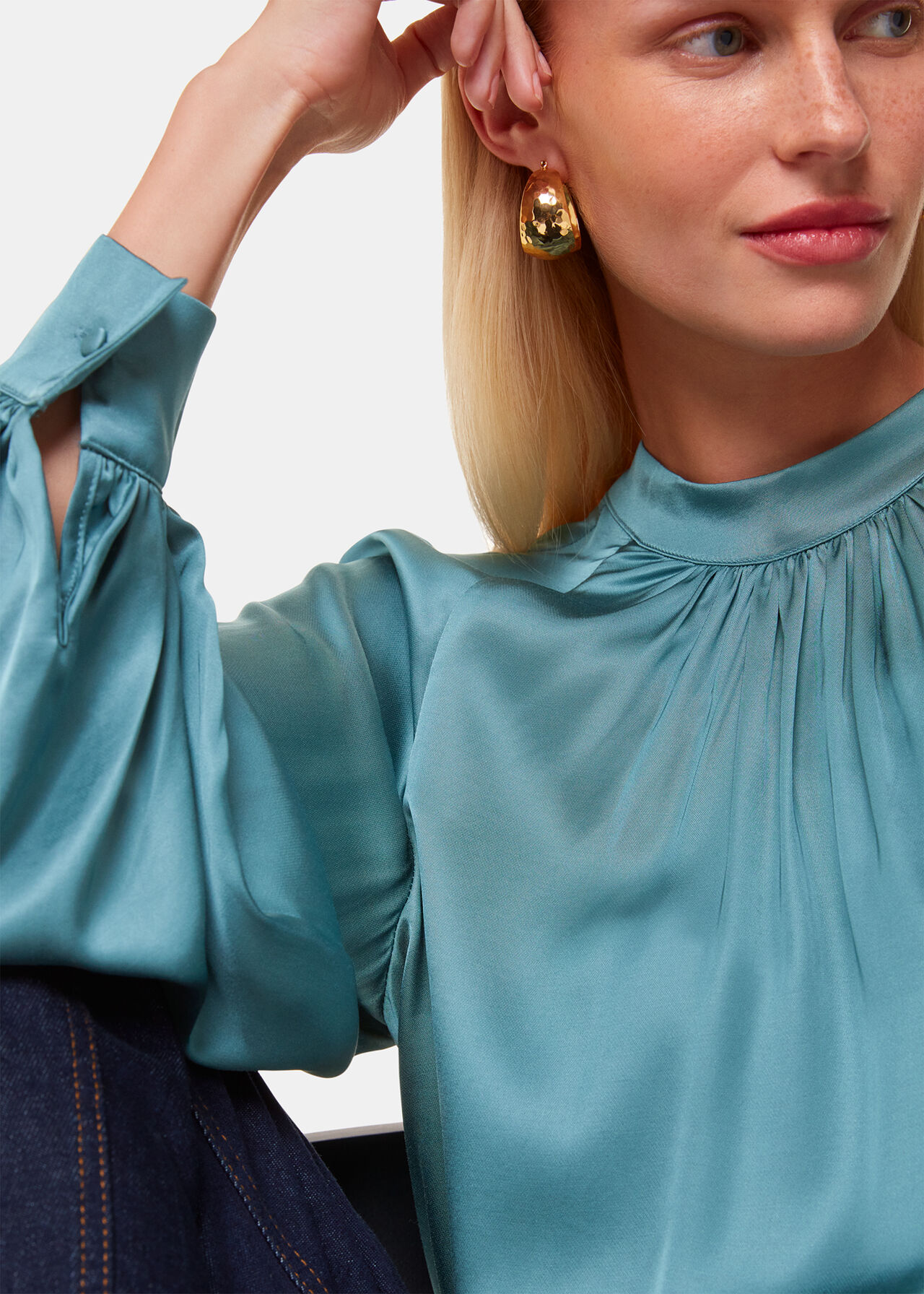 Lea Satin Blouse