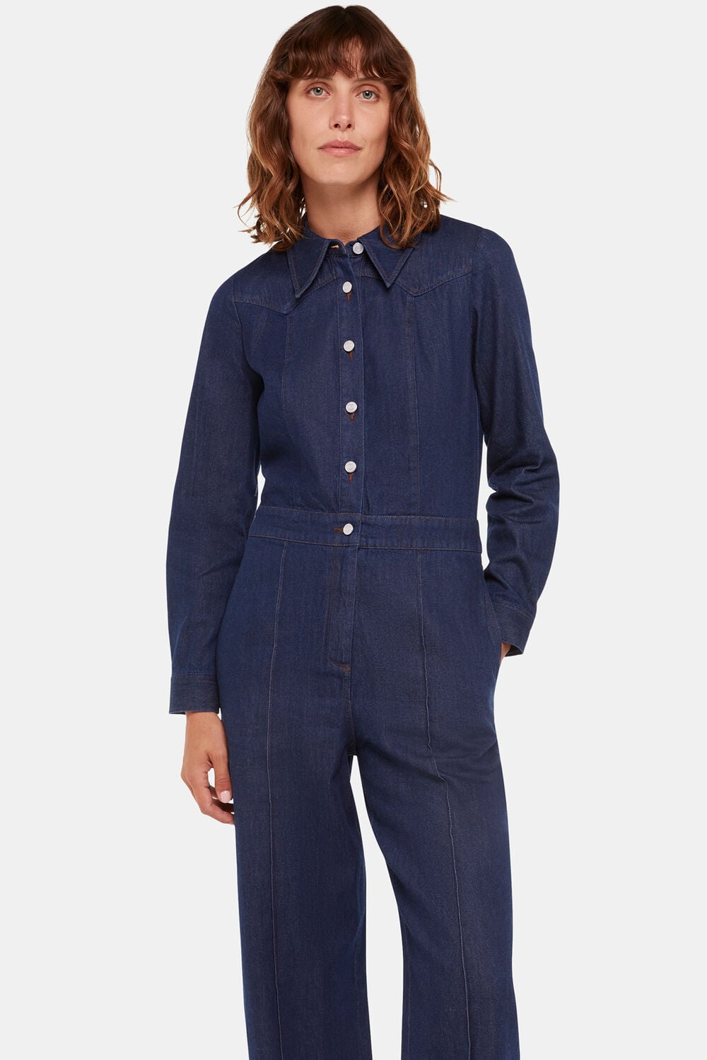 Western Denim Jumpsuit