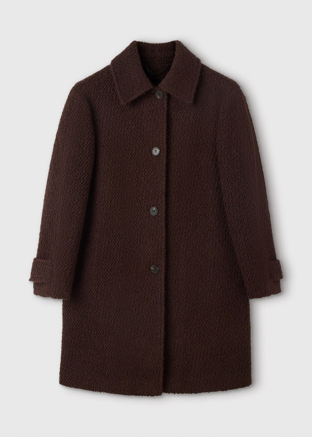 Petite Boucle Wool Car Coat