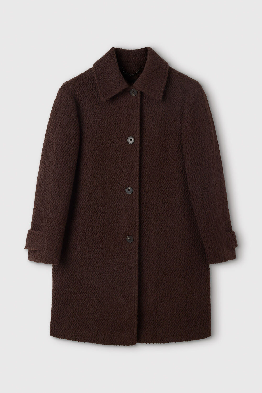 Petite Boucle Wool Car Coat