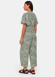 Diagonal Leopard Jumpsuit