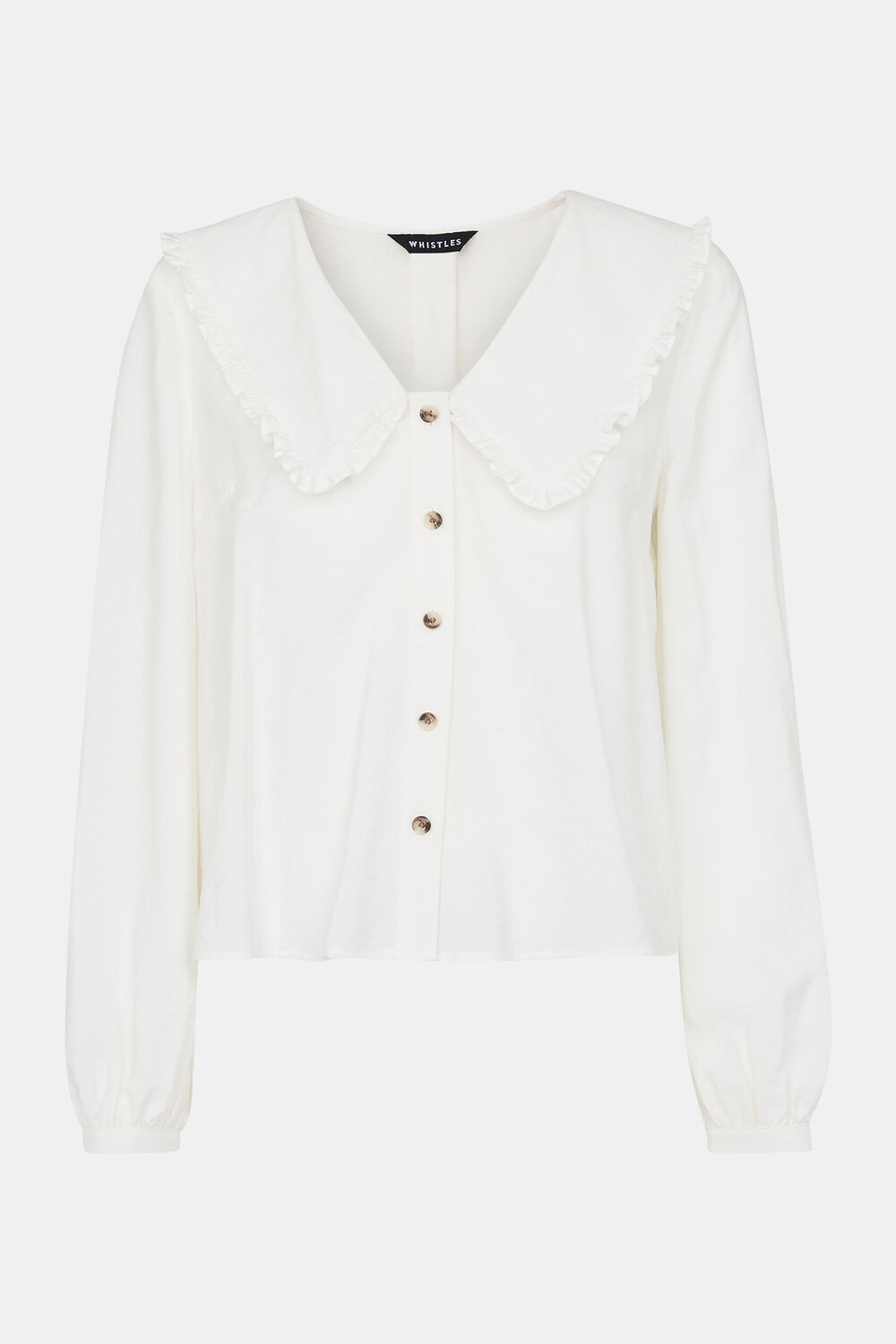 Oversized Collar Detail Top