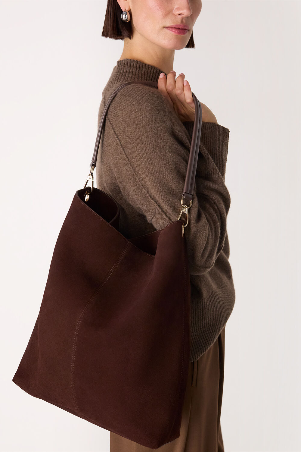 Kamil Suede Tote Bag