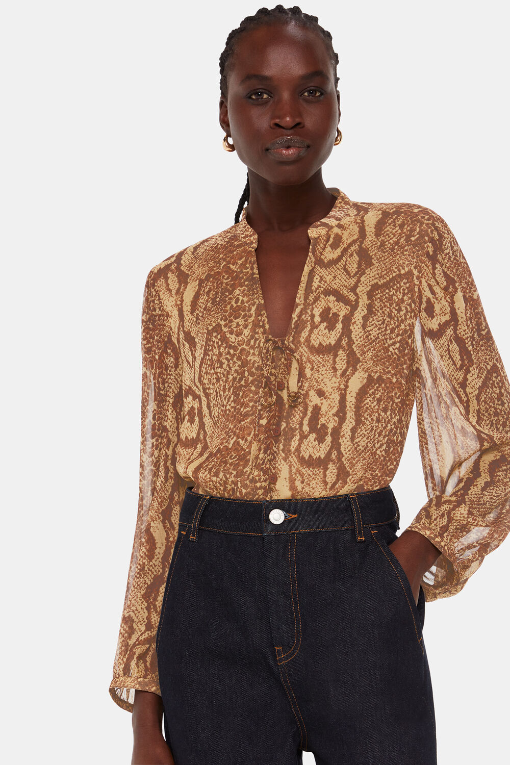 Serpent Print Shirt