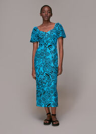 Starflower Puff Sleeve Dress