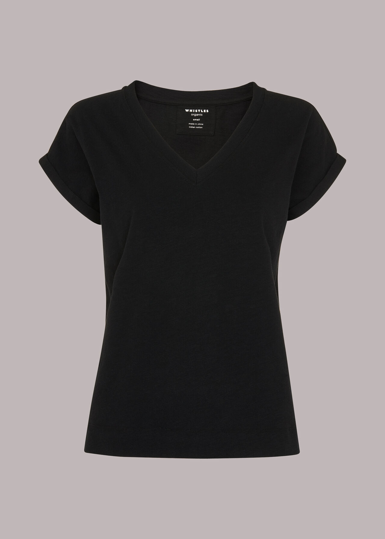 Willa V Neck Cap Sleeve Tee