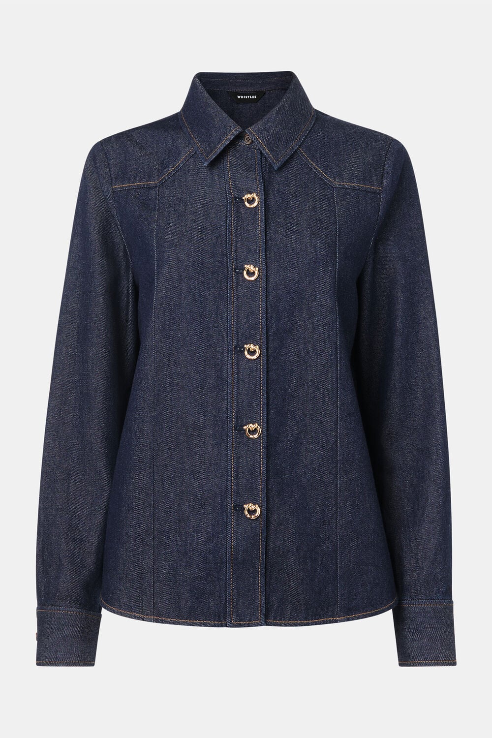 Button Detail Cotton Shirt