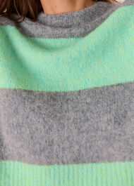 Alpaca Mix Stripe Knit