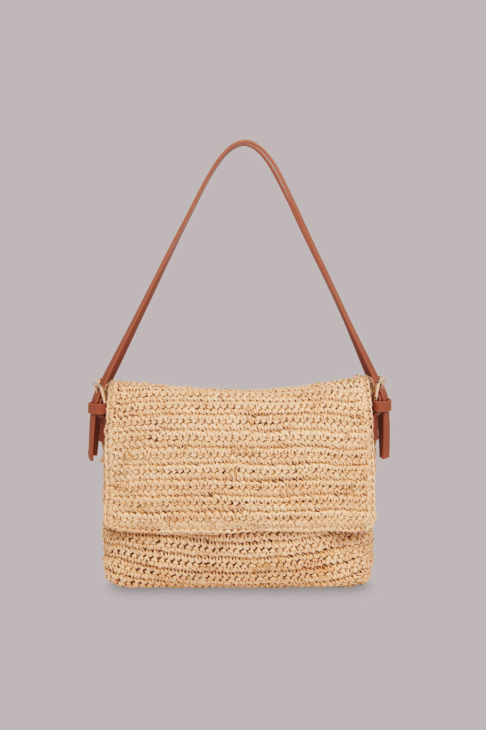 Karis Straw Shoulder Bag