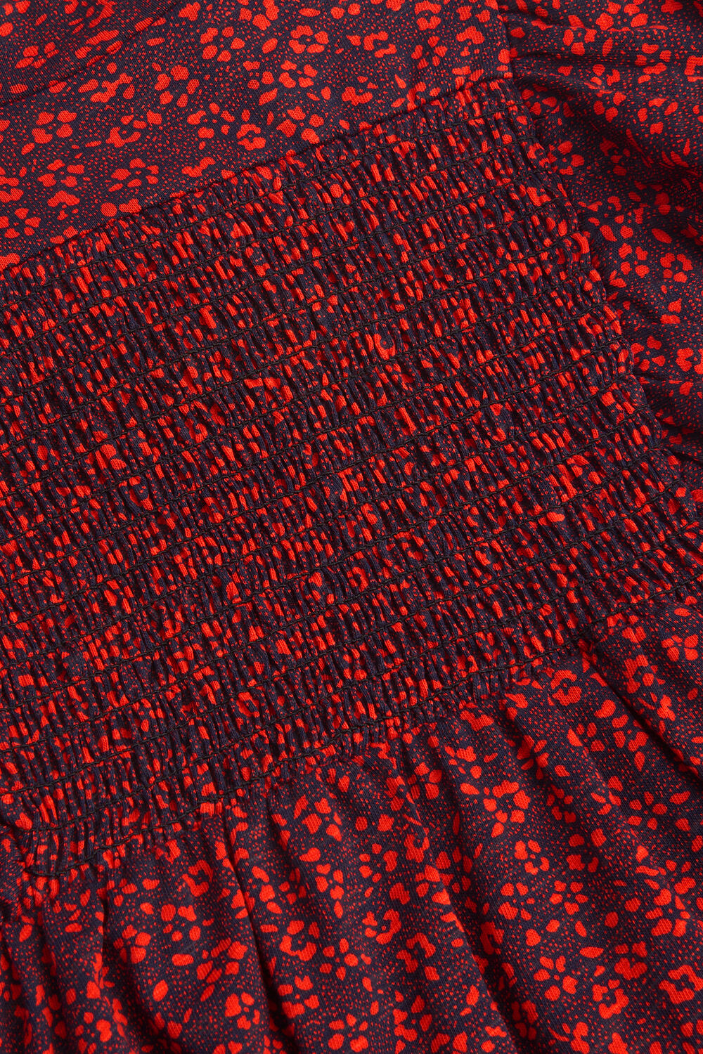 Red Pansy Dot Una Dress