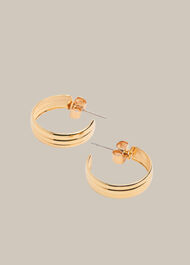 Linear Hoop Earring