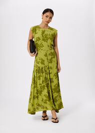 Petite Floral Asymmetric Dress