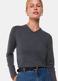 Mila V Neck Knit