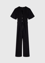 Fiona Linen Button Jumpsuit