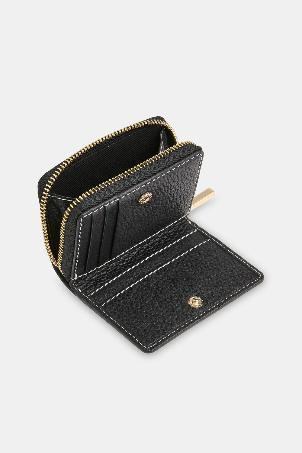 Koa Contrast Stitch Purse
