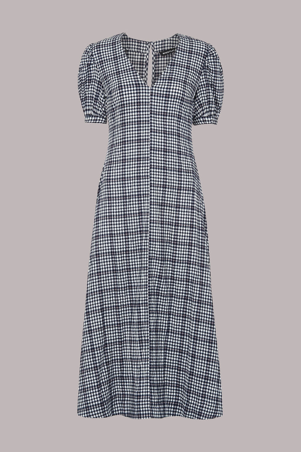 Tabitha Checked Midi Dress